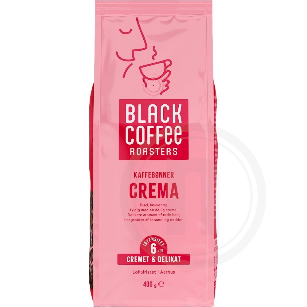 Black coffee crema fra Black Coffee Roasters – Leveret med nemlig.com