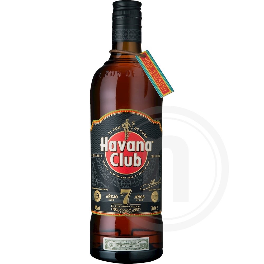 Havana Club 7 års 40 Fra Havana Club Leveret Med