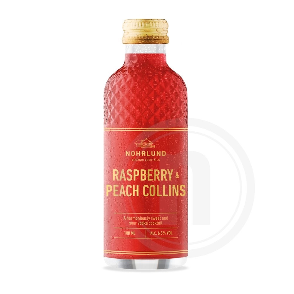 Raspberry/Peach Collins (6,5%) fra Nohrlund – Leveret med nemlig.com