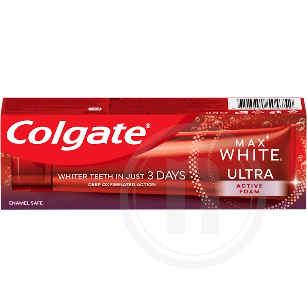 Colgate Max White Ultra Active Foam Blegende tandpasta